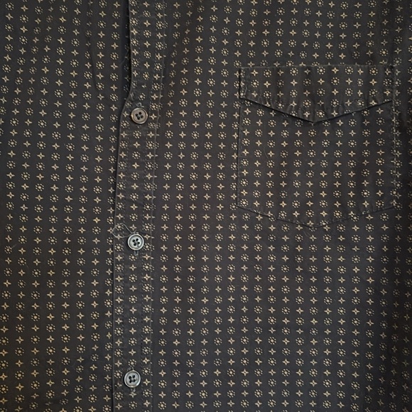 Native Code men’s blue short sleeve button down shirt size large - Picture 3 of 8